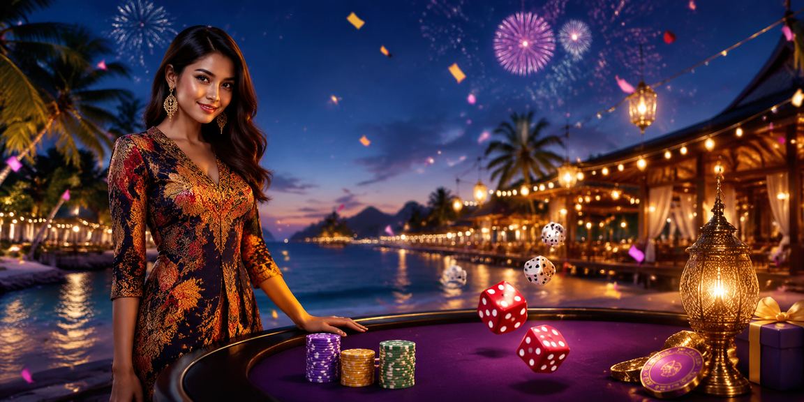 Permainan dadu bercorak batik di Langkawi